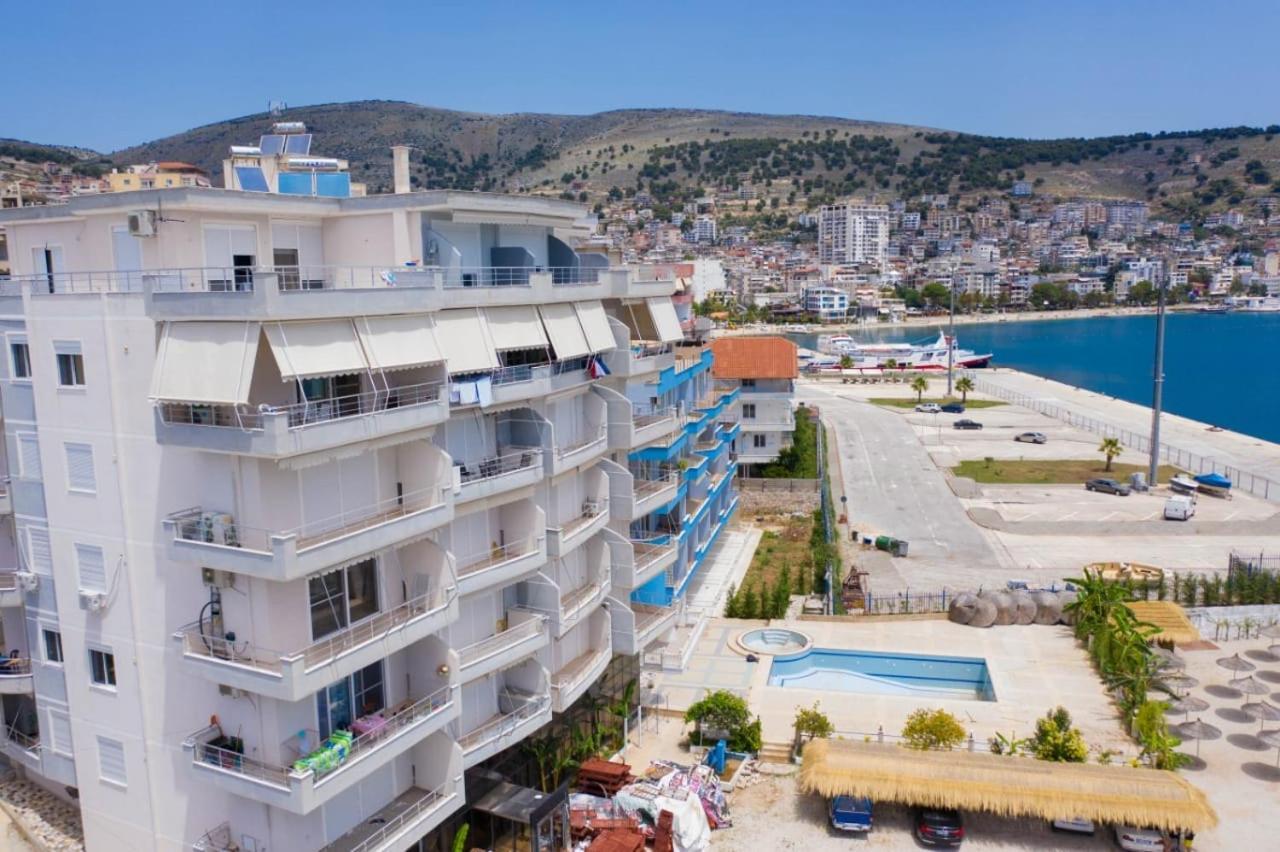 Seaside Apartment Sarande Bagian luar foto