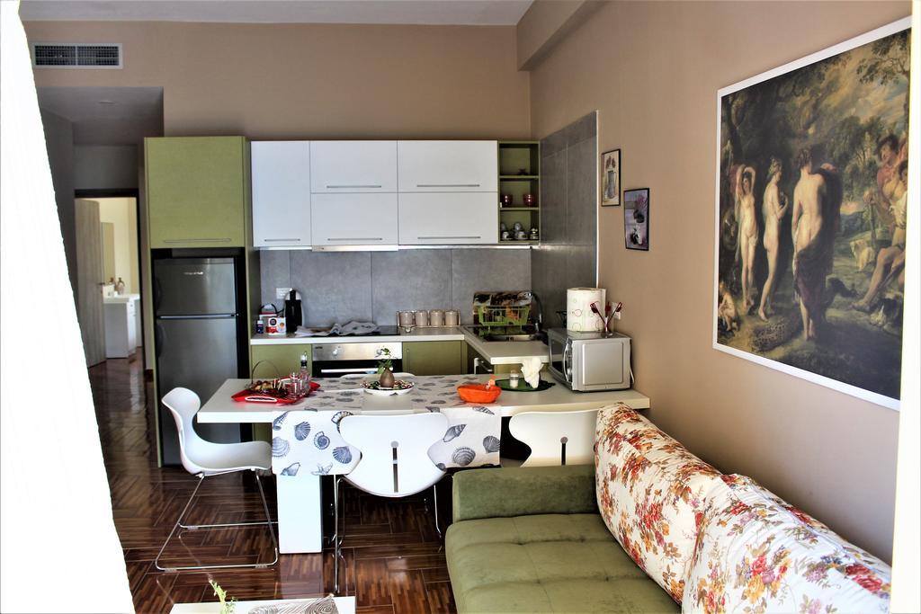 Seaside Apartment Sarande Bagian luar foto